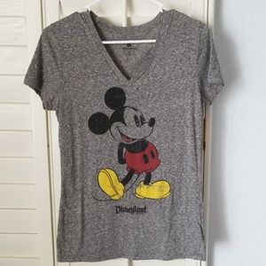 V Neck Mickey Mouse Disneyland tee